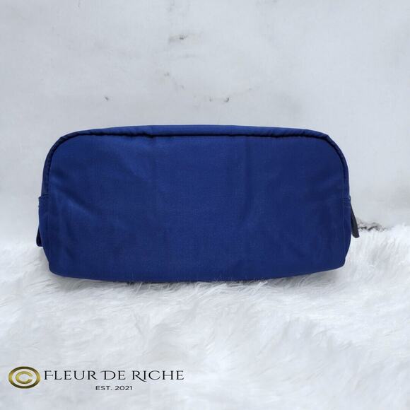 Prada Necessaire Nylon Cosmetic Case Blue Bleuette 1NA350 - Picture 5 of 13